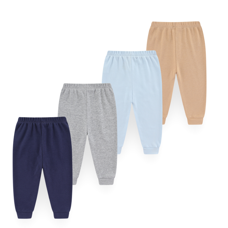 4-Piece Unisex Baby Pants 100% - Baby Clothing Bundles 评论和价格