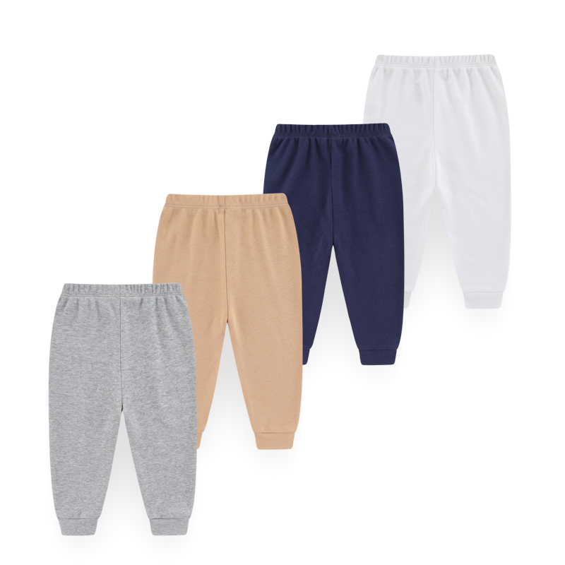 4-Piece Unisex Baby Pants 100% - Baby Clothing Bundles 评论和价格