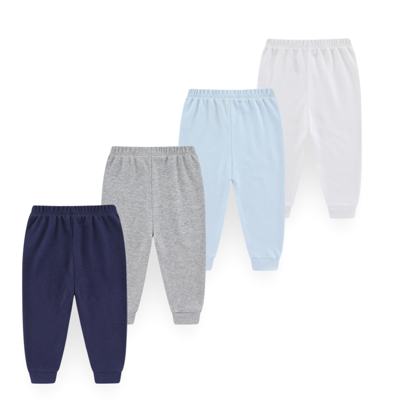 4-Piece Unisex Baby Pants 100% - Baby Clothing Bundles 评论和价格