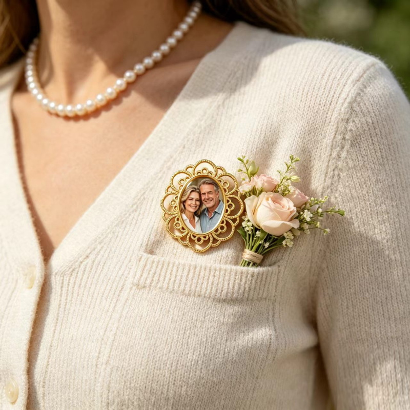 Custom image brooch, versatile - Baby Clothing Used 评论和价格
