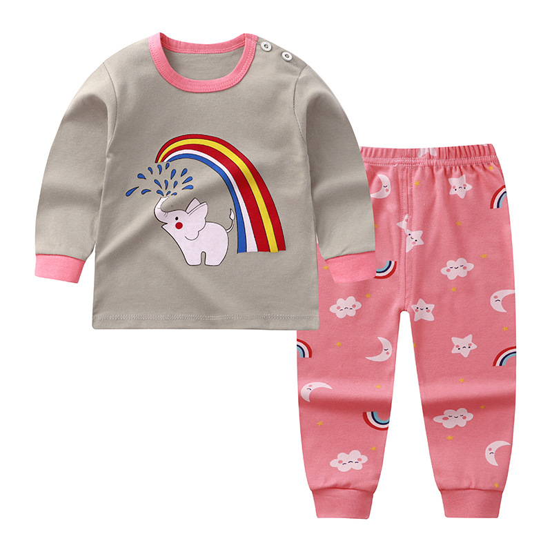 Baby Kids Home Long Johns Clot - Baby Clothing Patterns Free 评论和价格