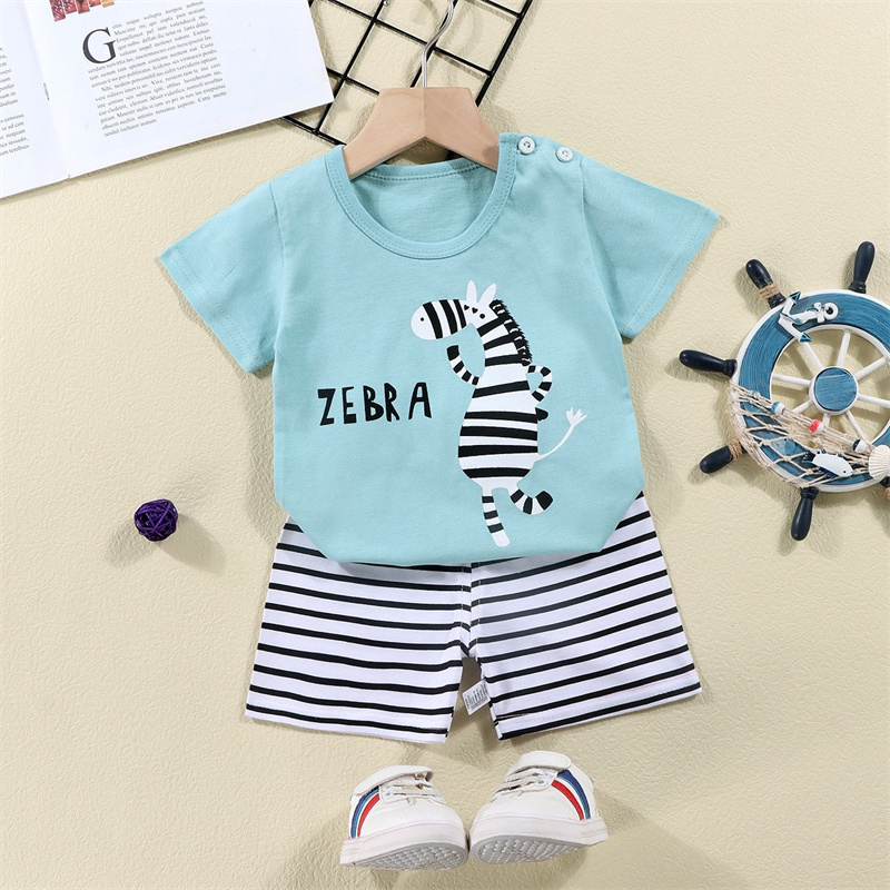 Cotton Tees+Shorts 2-piece Tra - Baby Clothing Bundles 评论和价格