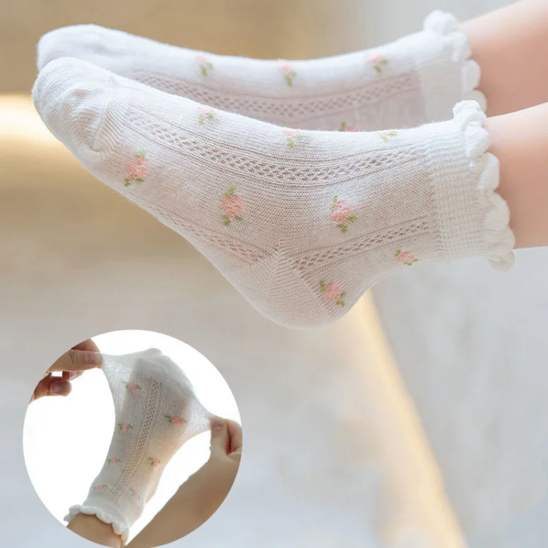 Kids Socks 5 Pairs/Lot Spring  - Baby Clothing Patterns Free 评论和价格