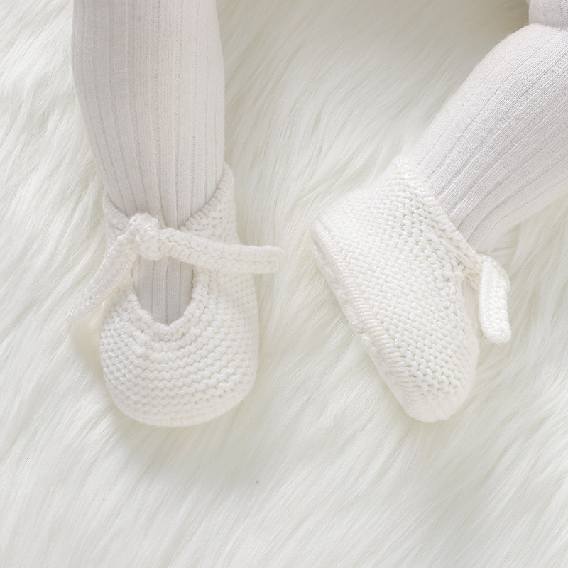 Newborn Baby Shoes Knitted Inf - Baby Clothing For Bed 评论和价格