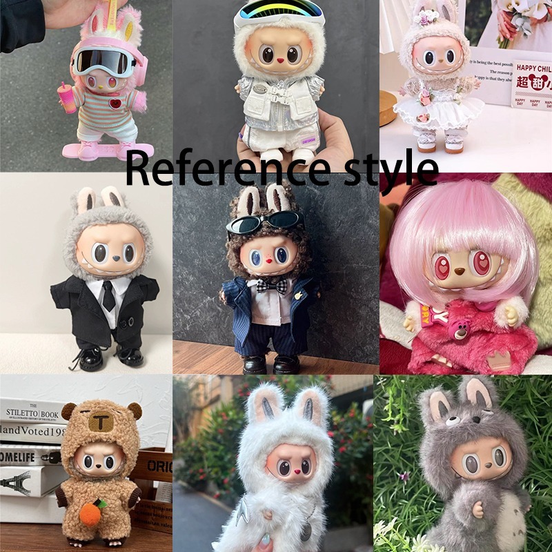 15 17cm For Labubu Doll Blind  - Baby Clothing Clearance 评论和价格