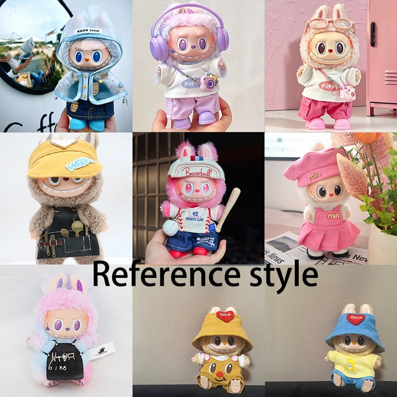 15 17cm For Labubu Doll Blind  - Baby Clothing Clearance 评论和价格