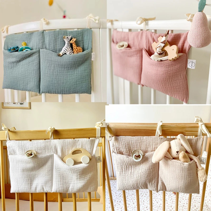1/2pcs Baby Crib Organizer Cot - Baby Clothing For Bed 评论和价格