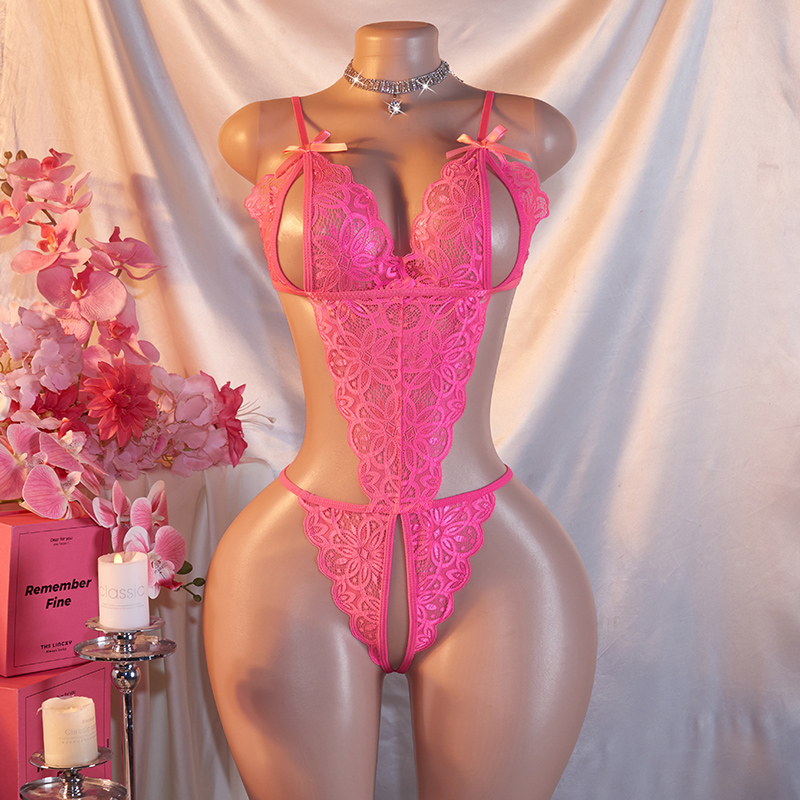 One-piece Hollow Rose Lace Tra - Baby Clothing Bundles 评论和价格