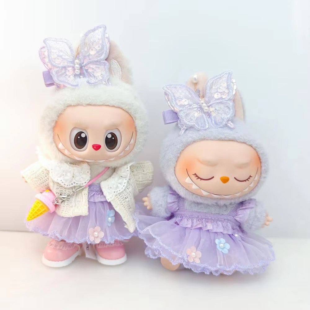 For 15-17 Cm Labubu V1 V2 V3 B - Baby Clothing Crochet 评论和价格