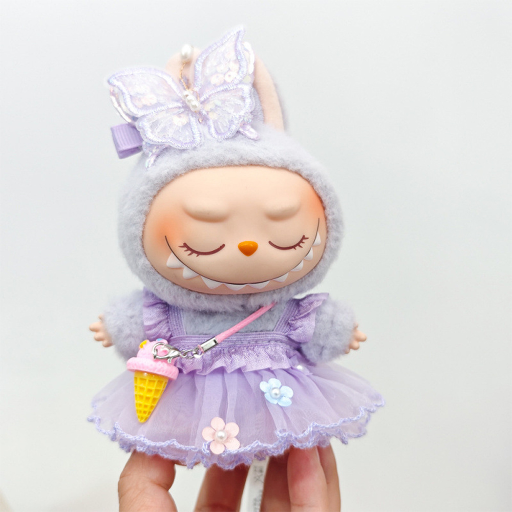 For 15-17 Cm Labubu V1 V2 V3 B - Baby Clothing Crochet 评论和价格