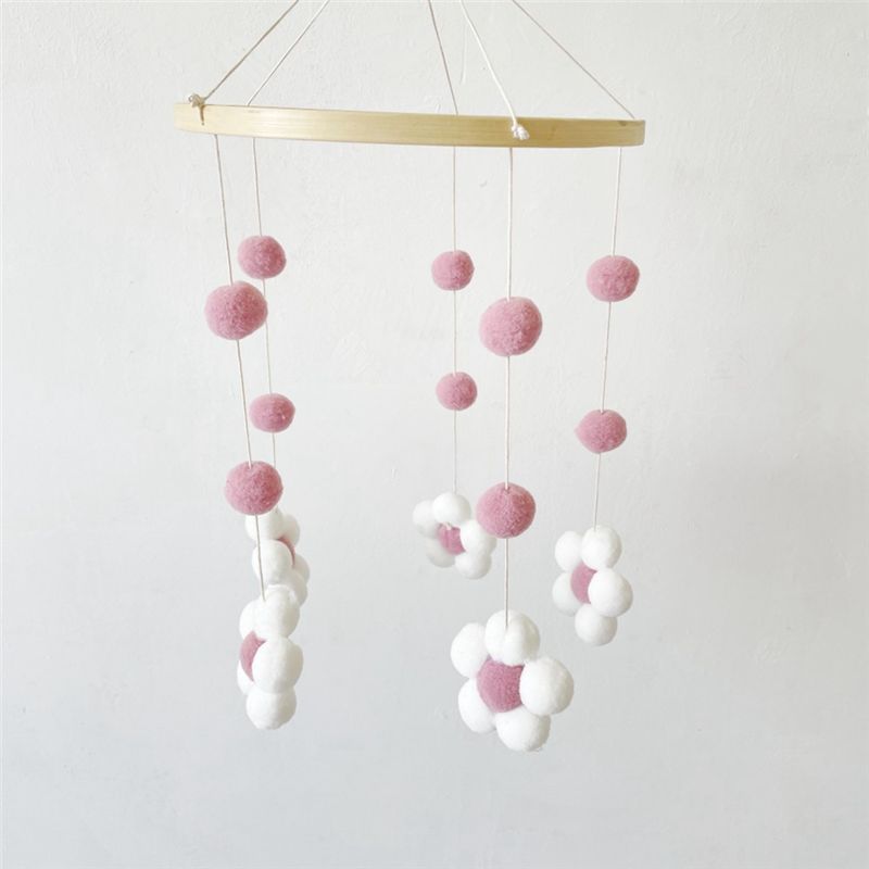 ABXF-Nordic Fur Ball Flower Wi - Baby Clothing For Bed 评论和价格