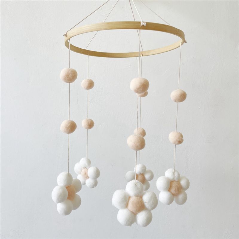 ABXF-Nordic Fur Ball Flower Wi - Baby Clothing For Bed 评论和价格
