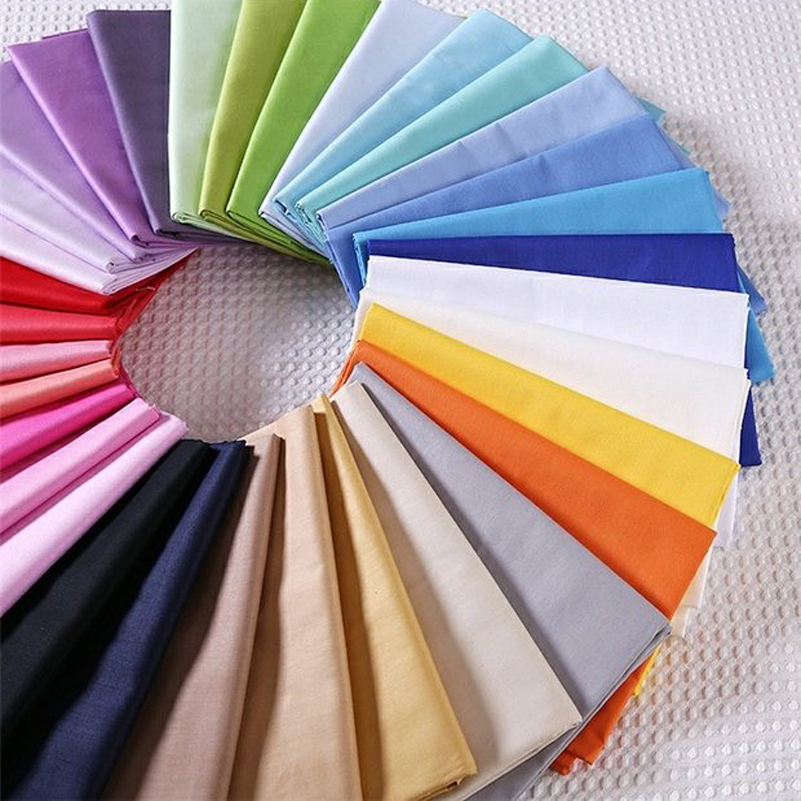Twill Cotton Fabric Solid Colo - Baby Clothing For Bed 评论和价格